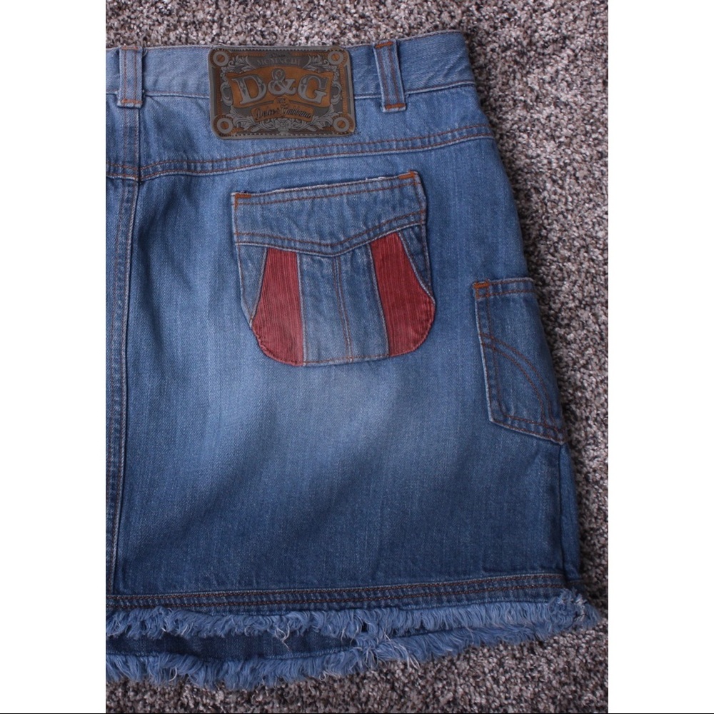 D & G by Dolce and Gabbana, Jean Skirt